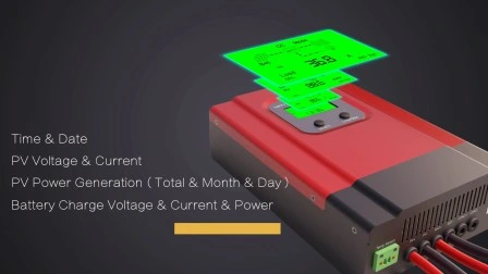 Regolatore di carica solare PWM LCD USB automatico 10A ~ 100A 12V / 24V