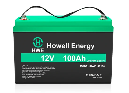 Batteria solare agli ioni di litio Hwe Deep Cycle 12V 24V 48V 50Ah 100Ah 120Ah 150Ah 200Ah 300Ah LiFePO4 Batteria agli ioni di litio per camper Golf Cart