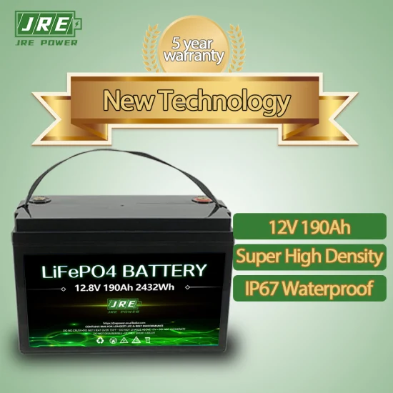 Batteria LiFePO4 da 12 V 190 Ah/batteria al litio facilmente sostituibile