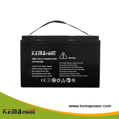 Batteria Kemapower 12,8V 100Ah LiFePO4 per impianto 12V con sistema BMS e bilanciamento celle in batteria al litio